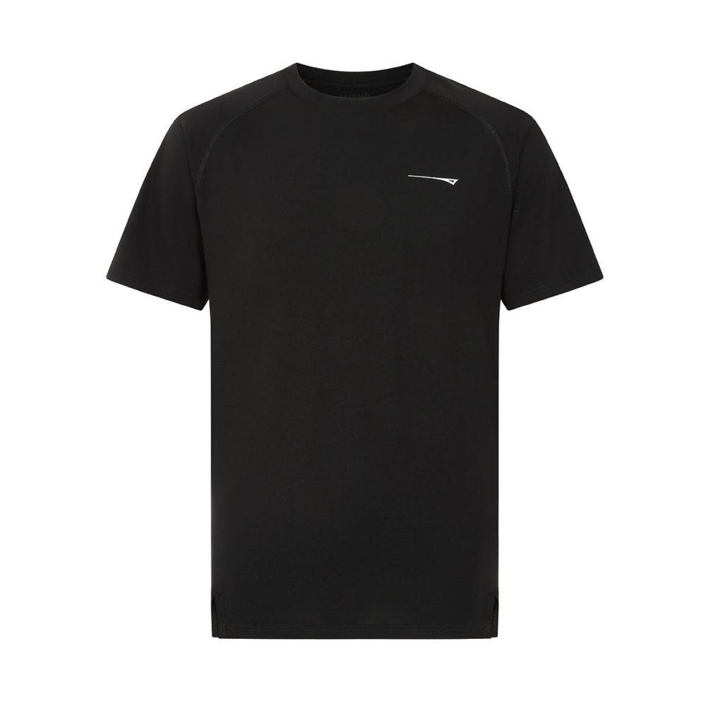 black t-shirt
